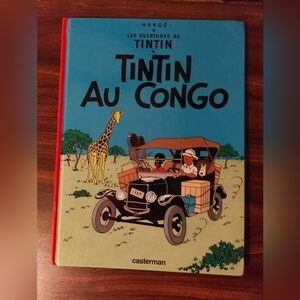 Tintin Au Congo Hardcover Book